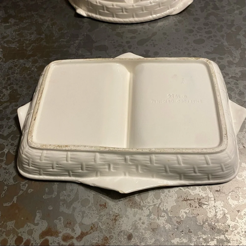 Vintage Stafford Original 1986 Serving Platters set of 2 Vintage Rose Dishes